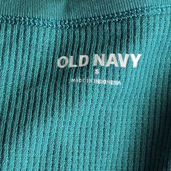 Old Navy, Size S, Long Sleeve Waffle-Knit Pajama Top - Picture 3 of 5